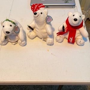 Vintage Coca-Cola polar bears set (collectibles)
